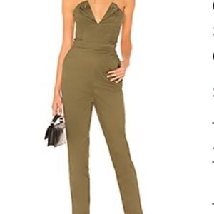 About Us Army Green Jumpsuit